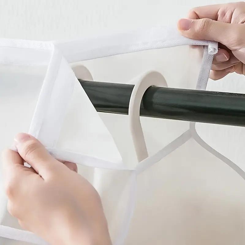 Clothes Dust Cover Fully Enclosed Closet Stereo Transparent Cover Stain Resistant Hanging Clothes Bag Household Coat Dust Cover