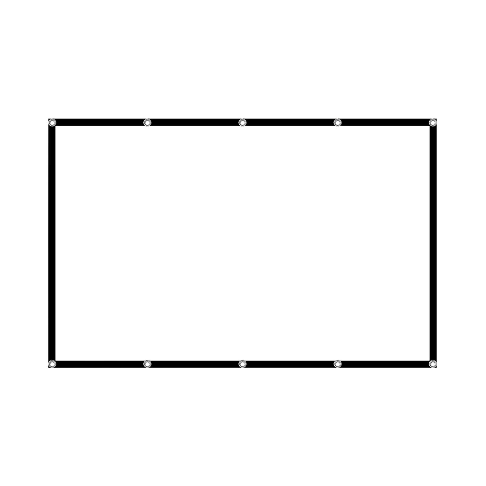 OutsideWorld 16:9 Draagbaar HD Projectorscherm Opvouwbaar Projectiedoek Polyester voor Thuis Kantoor Type 3