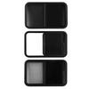 RV Window Rounded Corner Push Pull Style UV Proof Sealed Black Powder Coating for Camper Engineering