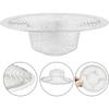 4 Pack Mesh Sink Drain Strainer 4.4 Inch Basket Filter Trap Stainless Steel Basin Floor Drain for Kitchen, Bathroom
