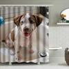 Entzückender Hunde-Print Duschvorhang Wasserdicht Langlebig Perfekte Dekoration Für Badezimmerwände Größe: 72 x 84 Zoll (183X213 Cm)