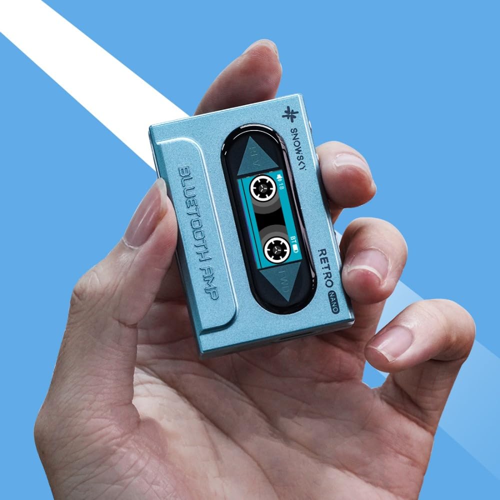 FIIO Snowsky RETRO NANO Blue from an Authorized Japanese Includes Serial Portable Bluetooth Amplifier FIO-SSRETRONANO-L [Ships Retailer, Number]