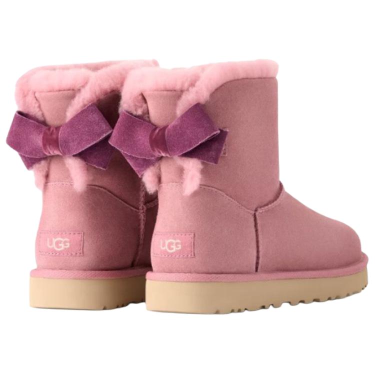 UGG Classic Bailey Sheepskin Warm Versatile Comfortable Snow Boots Women Boots Pink 1153514-PDW