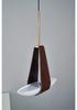 Nordic LED Pendant Light: Creative Designer Leather & Glass for Living Room or Bedroom.