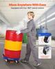 55 Gallon Drum Dolly 2000 Lbs Barrel Dolly Cart Drum Caddy 4 Caster Wheels