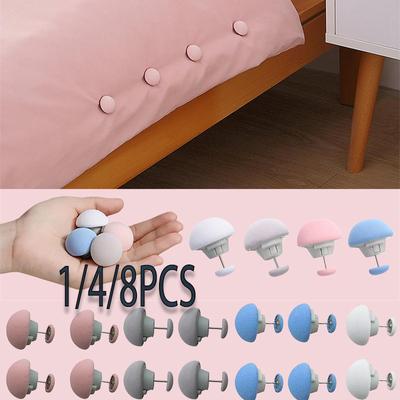 BedSheet Quilt Clip One Button Unlock Dekbedovertrek Bevestigingsclip Antislip Deken Gespen Quilt Houder Fixator Grippers