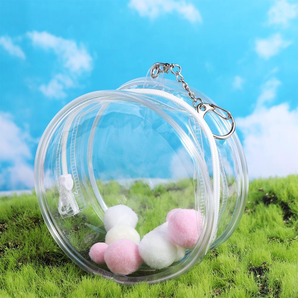Transparent Clear Outdoor Doll Bag 10cm Doll Outdoor Doll Display Bag Plush Doll