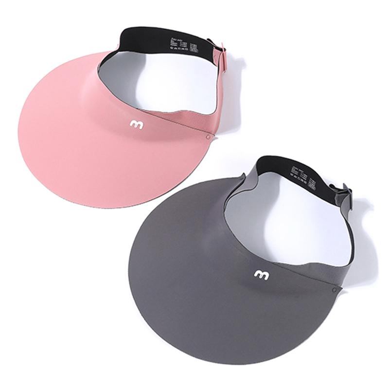 Foldable Seamless Wide Brim Visor Hat Quick-Dry Anti Uv Sun Protection Hat Nylon Hat Non-Marking Sun Cap Women Summer Gift