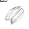 For Nissan X-trail Rogue T32 Facelift 2017- Chrome Car Rear Fog Light Lamp Cover Trim Tail Foglight Bezel Trims Accessories