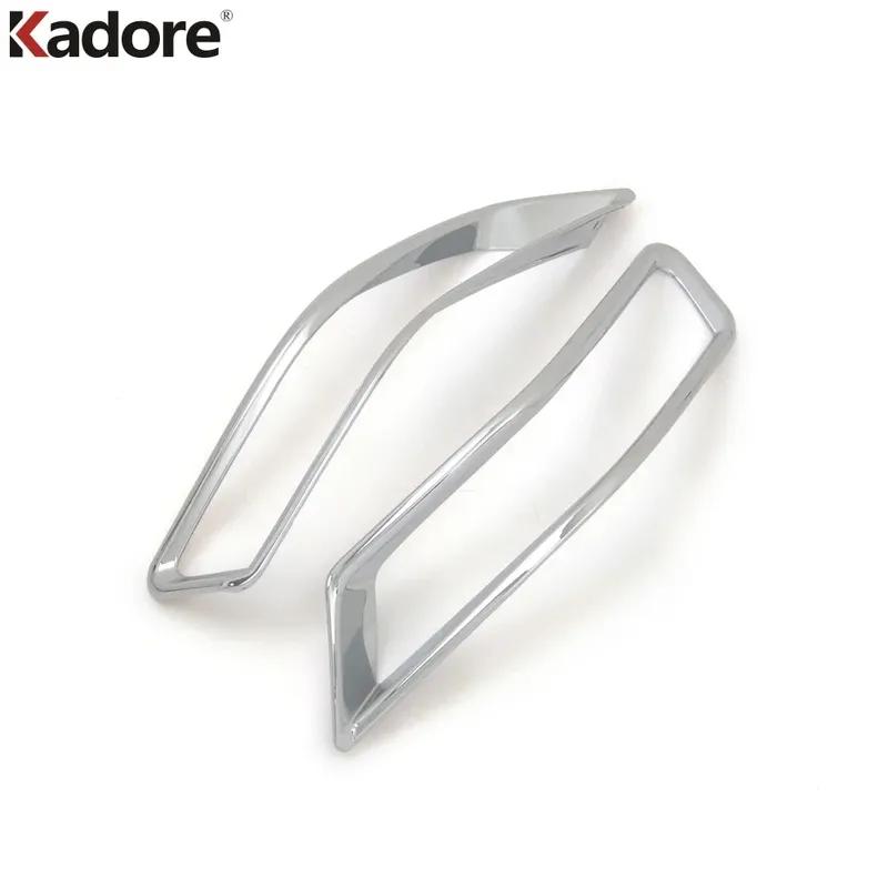 For Nissan X-trail Rogue T32 Facelift 2017- Chrome Car Rear Fog Light Lamp Cover Trim Tail Foglight Bezel Trims Accessories
