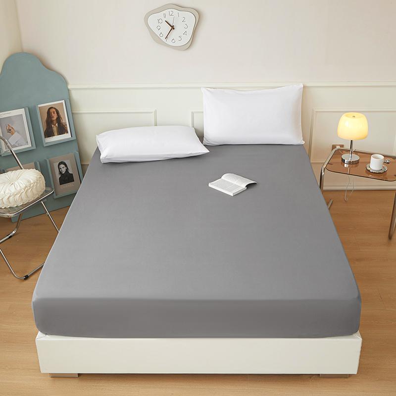 

Простыня на резинке с резинками, нескользящие регулируемые чехлы для матрасов для односпальной двуспальной кровати размера King Queen, 140/160/200 см 150cmx200cm-30 серый