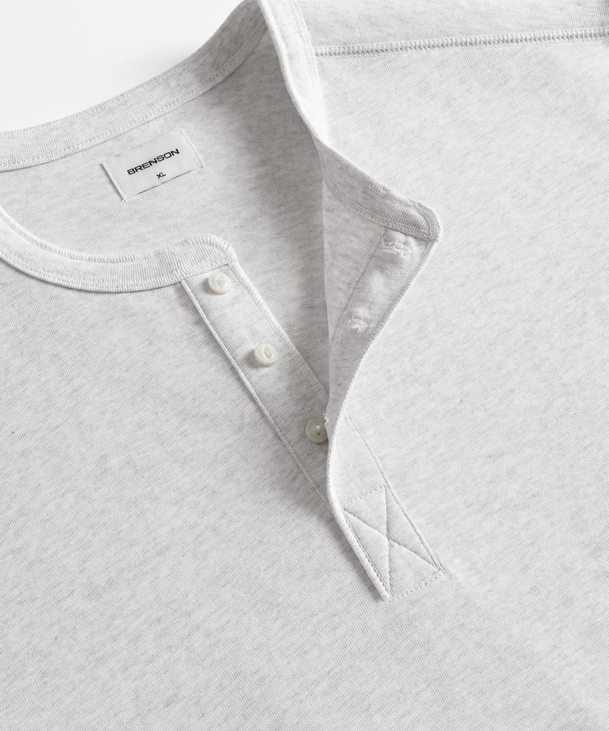 BRENSON Rigid Henley Neck Short Sleeve Tee ( 4 Colors )