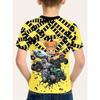 T-Shirt for Girls 3D Print Cute Dog Graphic T Shirts Summer Short Sleeves Casual Fashions