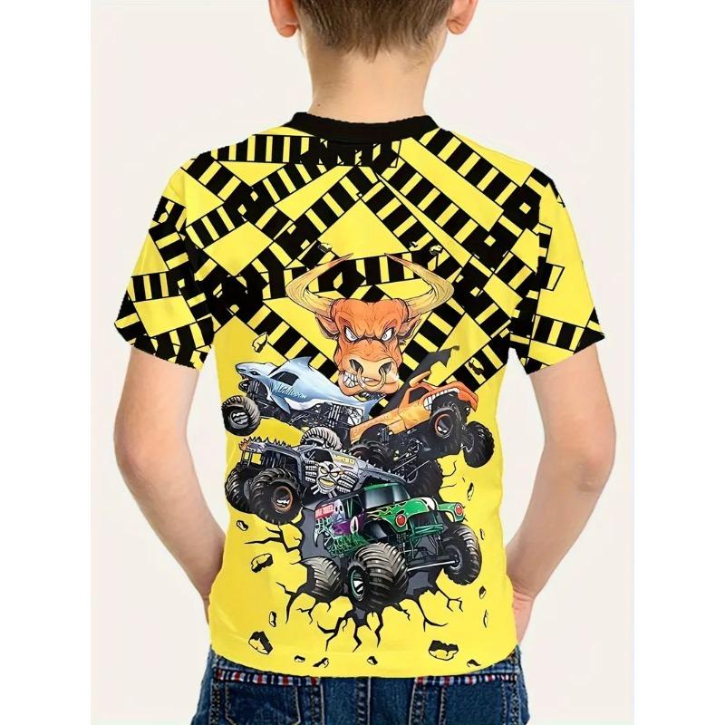 T-Shirt for Girls 3D Print Cute Dog Graphic T Shirts Summer Short Sleeves Casual Fashions