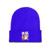 Kawaii Fox Knitted Hat Women's Unisex's Beanie Winter Hat  Warm Melon Cap