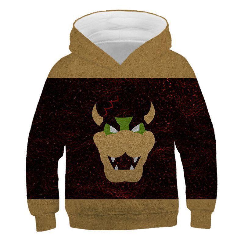 Super Mario Brothers Mario Children's Versatile Sweater Cosplay Spring and Autumn Anime Hoodie Jacket Men