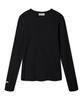 BAKKEN [Women] Ribbed Slim Fit Long Sleeve T-Shirt Bk4340 (3 Colors)