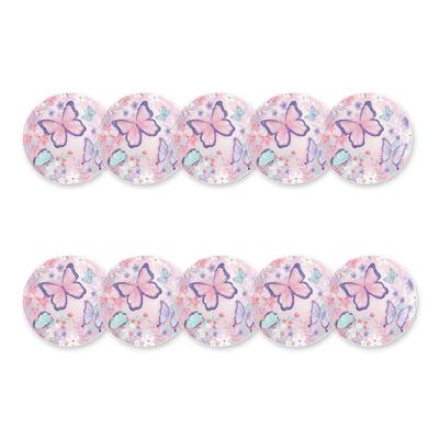 1Set Butterfly Birthday Party Supplies Disposable Paper Decorations for Guests for Kids Parties School Event Decorating