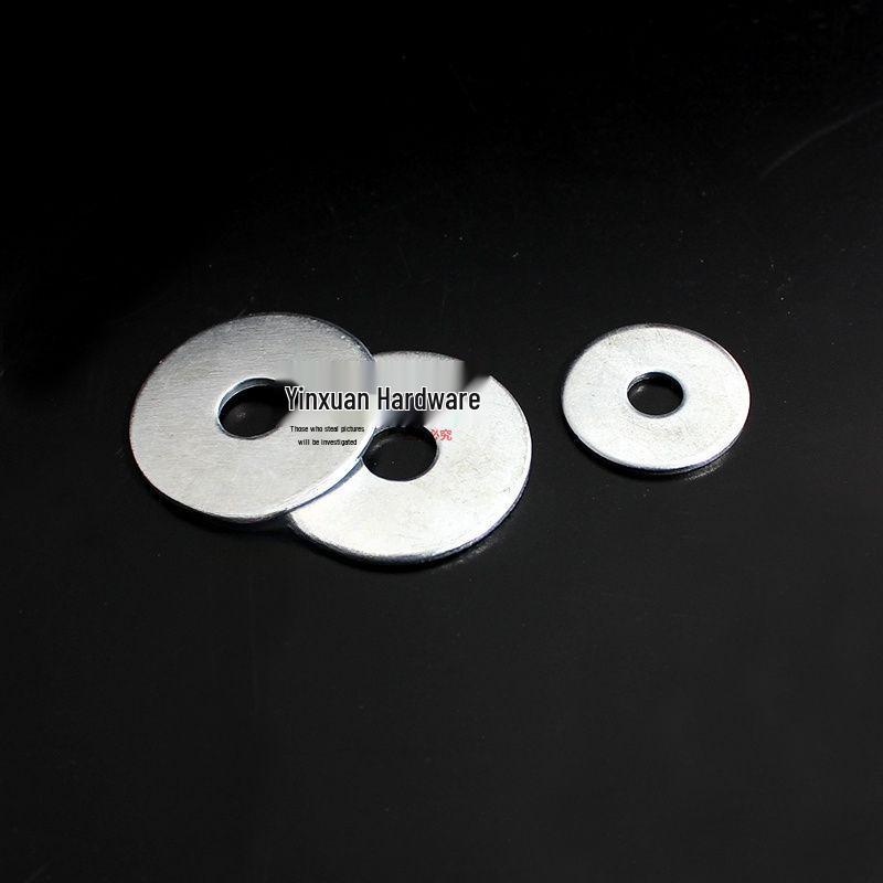 Thickened Galvanized Iron Flat Washer M4-M36, Widened Design, Free Shipping