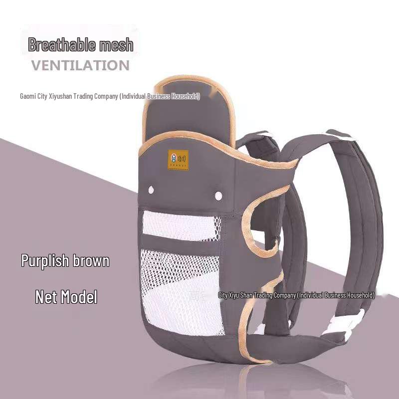 Four-Season Baby Carrier for Cycling: Dual Horizontal & Front/Back Use, Soothes Baby To Sleep Hands-Free.