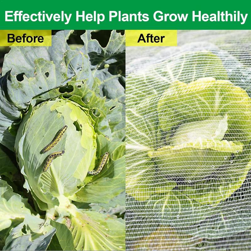 Mesh Plant Cover Heat Resistant Plant Netting Cover Garden Mesh UV Resistant Bird Netting Garden Netting Fly Barrier For