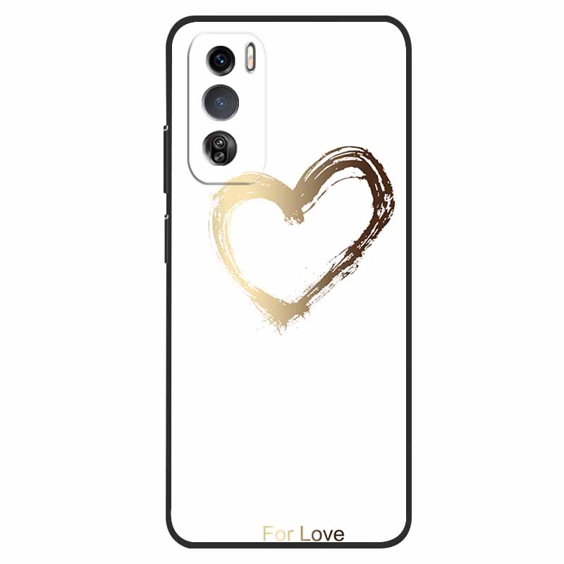 Pro pouzdro Oppo Reno12 Pro 6,7" Luxusní měkký silikonový zadní kryt z TPU Pouzdra na telefon pro Oppo Reno 12 Pro 5G Nárazuvzdorné Láska Roztomilé Coque