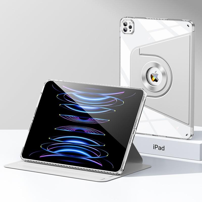 IPad 9/10 Case Magnetic Detachable Rotating Full Body Protection 11 Inch Crystal Cover