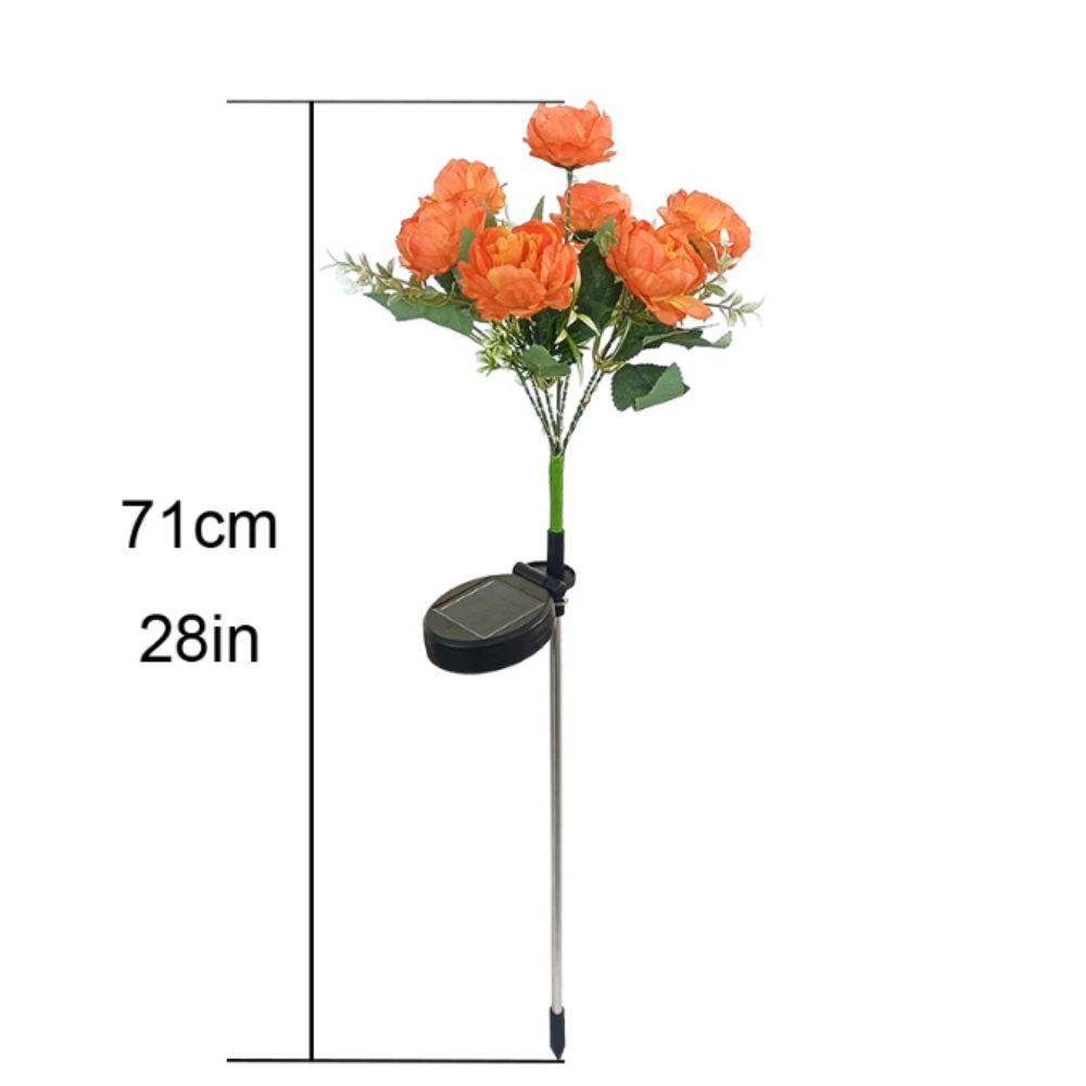 7Head Design Solar Lights Waterproof Solar Powered Outdoor Solar Lights Decorative Light Flower Shape Solar Powered Lights