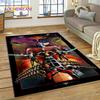 Tappeto Moquette 3D Cartone Animato UFO Robot Grendizer Anime per Camera da Letto Soggiorno Decorazione Casa Divano, Tappetino da Gioco Grande Decorativo per Bambini