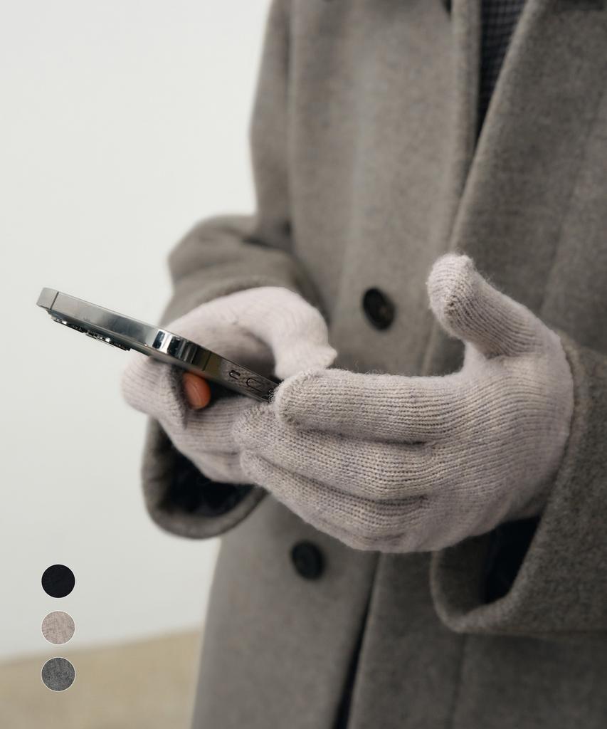 DRAW FIT Essential Fingerhole Knit Gloves [3 Colors]