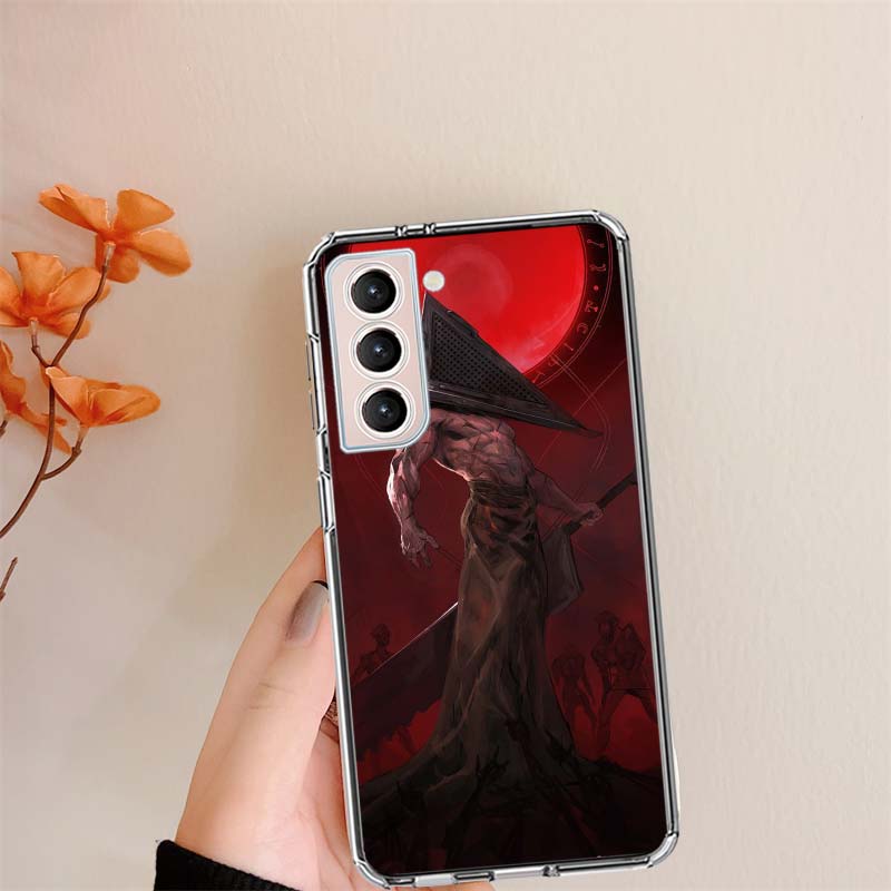 

Games S-Silent Hill Clear Phone Cases for Samsung S26 Ultra Galaxy S25 Edge S24 S23 FE S21 Plus S20 S22 S10 Cover Patterned Comp Samsung S10