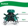 Garden Hose Splitter with Shut-off Valves 2 Way Heavy Duty Y