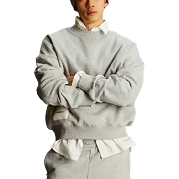 Men's Sweatshirt New Balance NB Grey SS25 Sweatshirt Men's Light Gray