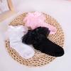 Girls' Princess Lace-Trimmed Short Socks with and Ruffle, Cute Design for Daily Wear and Party Occasions