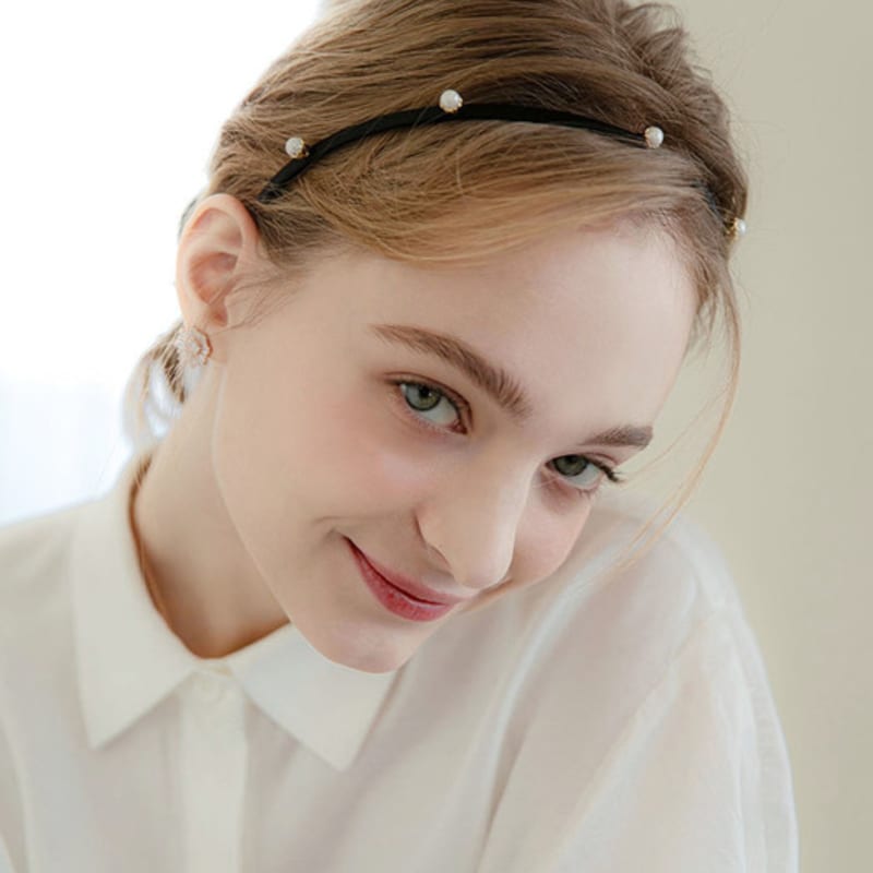 

Жан Поль Кларисс Мини Жемчужная Повязка для Волос LFHB0617 SILVER