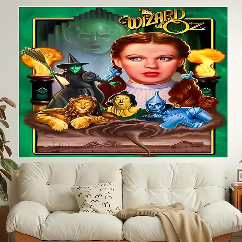 1pc The Wizard of Oz Tapestry, Living Room, Bedroom, Office, Party Decor, Ideal Festive Gift