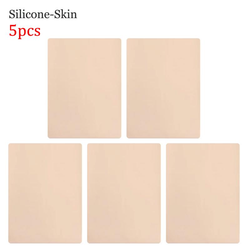 10/1Pcs Silicone Tattoo Practice Skin Blank Microblading Eyebrow Fake Skin Double-Sided for Permanent Tattoo Makeup Tools