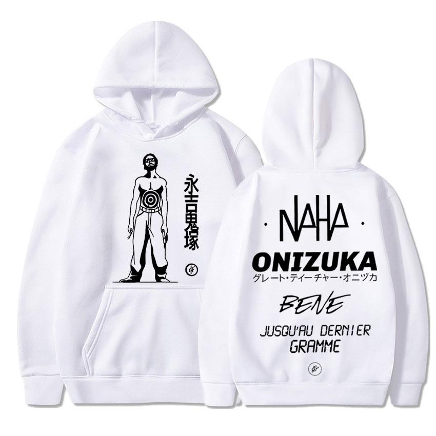 French Rap Band Le Monde Chico Album PNL Onizuka Print Hoodie Oversize Hoodies Streetwears Casual Hip Hop Hooded Sweatshirts