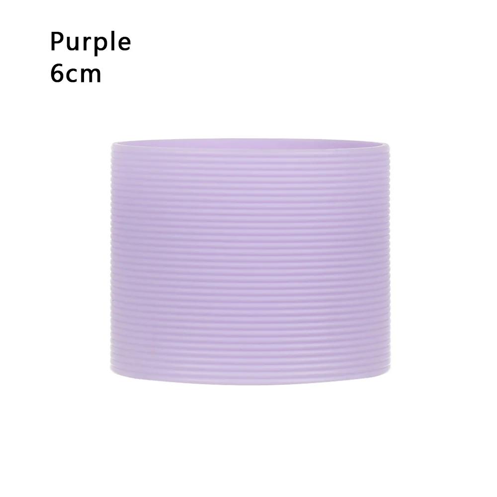 1Pc Silicone Cup Sleeve Heat Insulation Bottle Sleeves Non-slip Mug Sleeve Glass Bottle Cover For Mugs Ceramic Coffee Cups Wrap