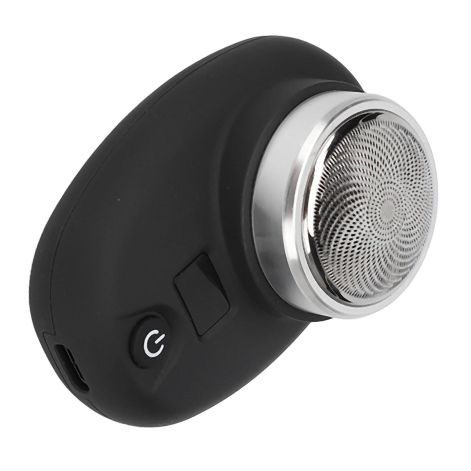 

Электрический триммер для бороды беспроводной мини USB перезаряжаемый светодиодный дисплей водонепроницаемый машинка для стрижки бороды для мужчин чёрный