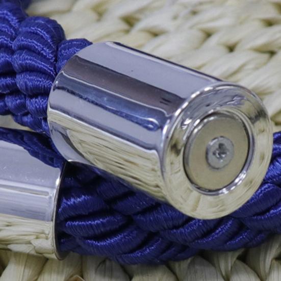 Strong Magnetic Curtain Tieback, Decorative Modern Rope Tie Back Buckle for Drapes, Window Curtain Holdback for Home Bedroom Office