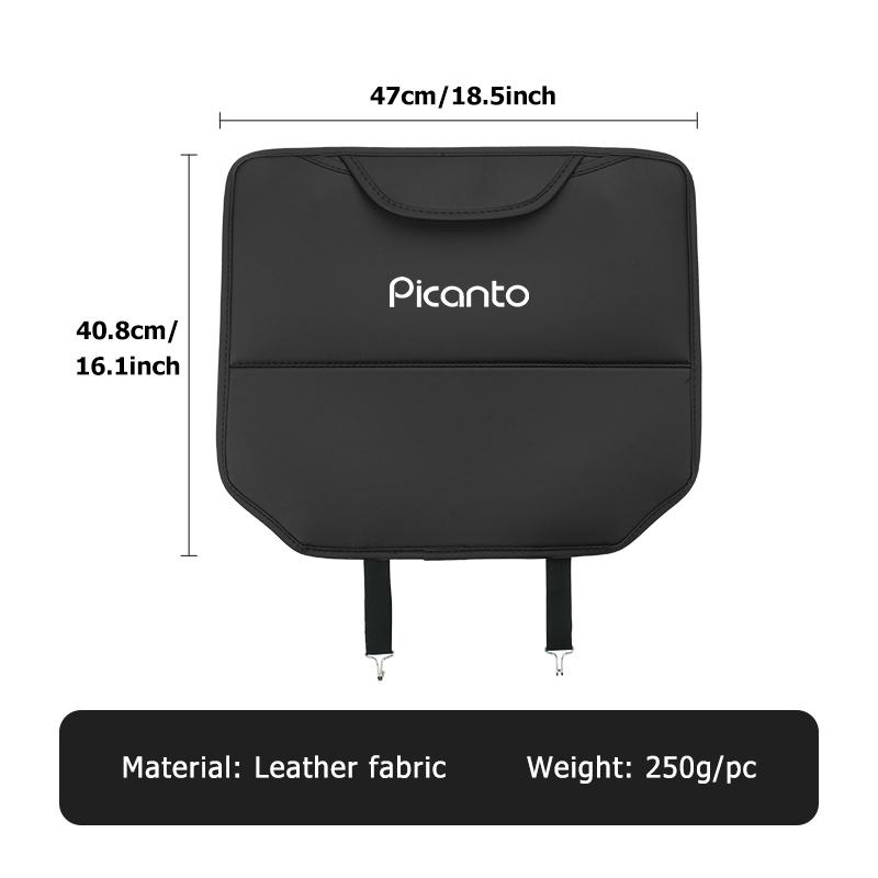 For KIA Anti-Scratch Car Seat Back Anti Kick Pad Child Protective Cover Mat Picanto 2008 2012 2017 2018 2019