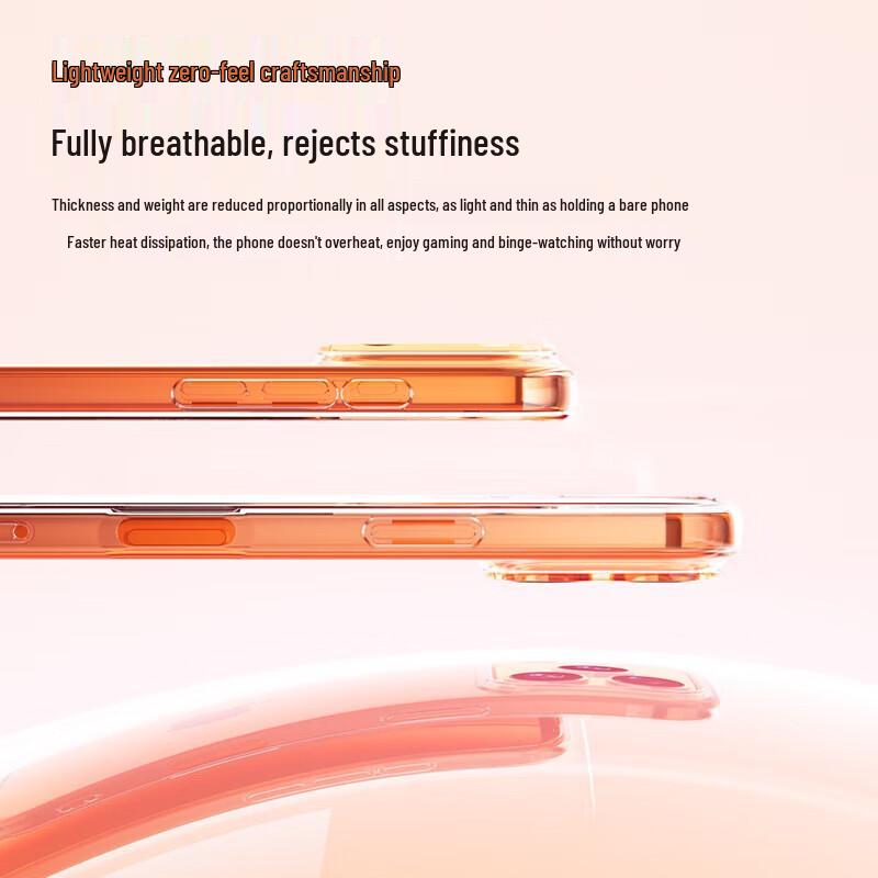 BIAZE Transparent Full-Wrap Phone Case for iPhone Air