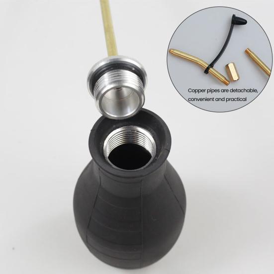 Manuell Pulversprøyte Diatoméjord-sprøyte Håndholdt Pulverspreder med Langt Metallrør for Diatoméjord Fine Pulver