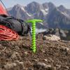 Yousheng 10Pcs Plastic Screw-in Tent Stake, Heavy Duty T-shaped Canopy Tent Peg, Windproof Spiral Ground Stake for Outdoor Camping Hiking