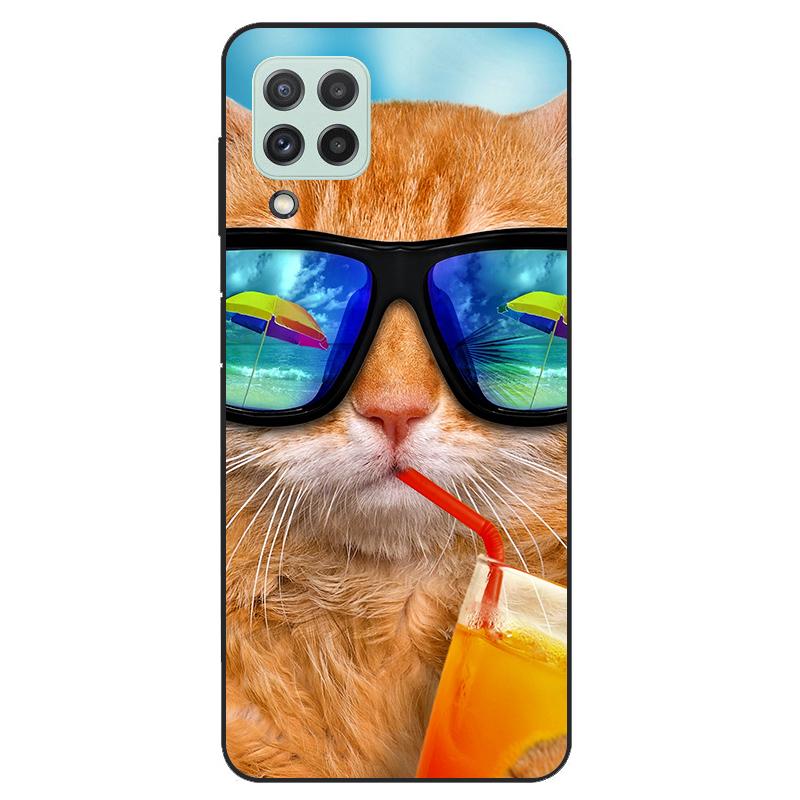 Für Samsung Galaxy M22 M32 4G Hülle Telefonrückseite Für Samsung M22 Weiche Hülle Für Samsung M32 4G M 22 32 Silikonstoßstange 6,4 Zoll
