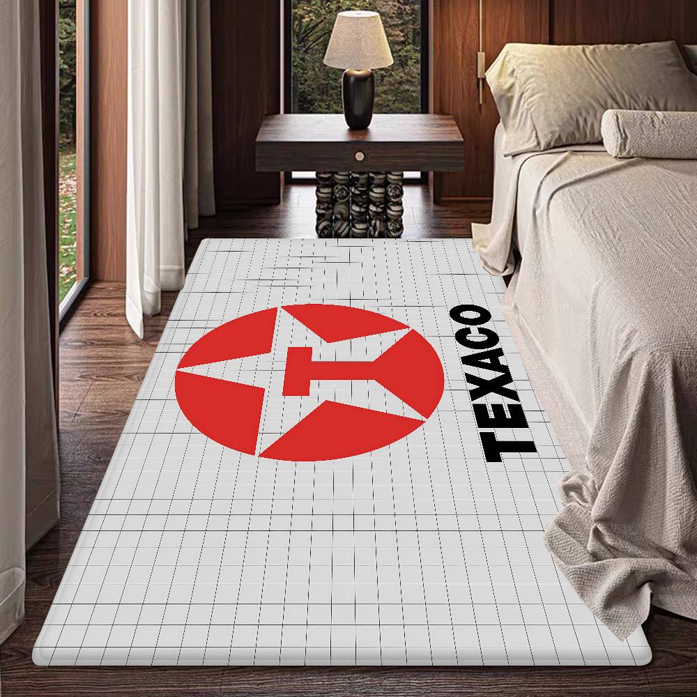 Vintage Texaco Sign Entrance Door Mat Washable Non-Slip Living Room Sofa Chairs Area Mat Kitchen Welcome Doormat