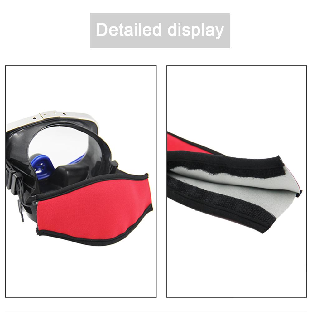 Scuba Mask Straps Comfortable Neoprene Mask Strap Cover Adjustable Goggle Strap Covers Hair Protector Wrap Swimming Water Sports