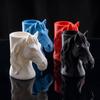 Multifunctional Horse-Shaped Pen Holder 3D Printed Vase Storage Box Ornaments Sculpture Makeup Brush Holder Student
