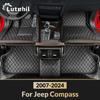 For Jeep Compass 2007-2024  Car Floor Mat Automobile Carpet Cover Interior Accessories Protective